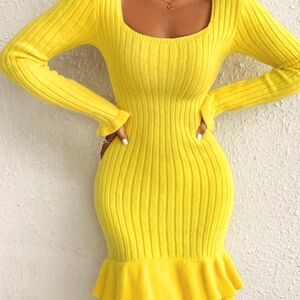 Woman's Fall seasonal soft knit sweater dress, NWT